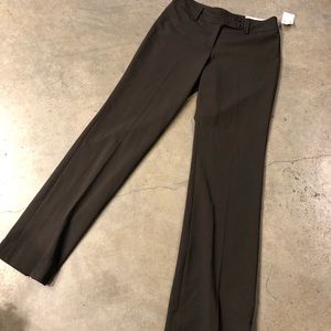 NWT Harolds Dress Pants Chocolate Brown Sz 2 #PE9